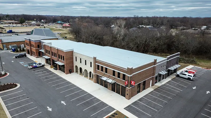 Bristol Commons from above the front lot