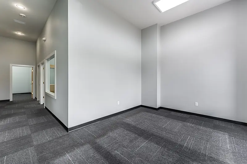 Suite 137: front room and the hall to the back offices